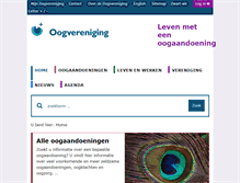 Tablet Screenshot of oogvereniging.nl